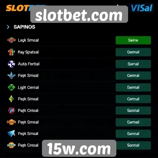 Métodos de pagamento disponíveis em slotbet.com